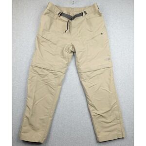 The North Face Convertible Cargo Pants Mens Large Beige Hiking Outdoor Utility